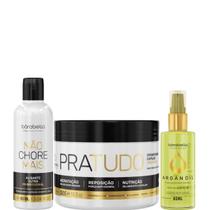 Borabella Não Chore 90ml + Pratudo 300g + Óleo Argan 60ml Borabella Não Chore 90ml + Pratudo 300g + Óleo Argan 60ml
