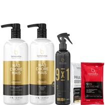 Borabella Não Chore Kit 2x1L + Fluido Escova Brush 300ml