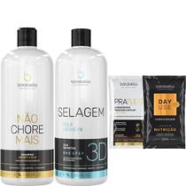 Borabella Não Chore Shampoo + Selagem 3D 2x1 Litro