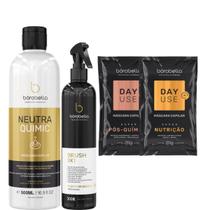 Borabella NeutraQuimic 500ml + Fluido Escova Brush 300ml Borabella NeutraQuimic 500ml + Fluido Escova Brush 300ml