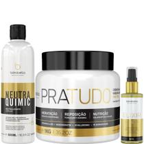 Borabella NeutraQuimic 500ml + Máscara Pratudo 1kg + Elixir 60ml