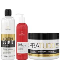 Borabella NeutraQuimic 500ml + Máscara Pratudo 300g + SOS