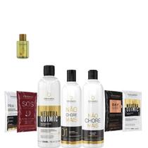 Borabella NeutraQuimic 500ml + Não Chore 350ml Argan Saches