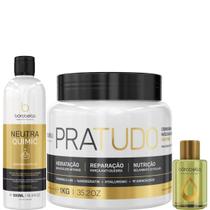 Borabella NeutraQuimic 500ml + Pratudo 1kg + Óleo Argan 7ml Borabella NeutraQuimic 500ml + Pratudo 1kg + Óleo Argan 7ml