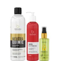 Borabella NeutraQuimic 500ml + SOS 240ml + Óleo Argan 60ml
