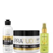 Borabella NeutraQuimic 90ml + Pratudo 300g + Óleo Argan 60ml Borabella NeutraQuimic 90ml + Pratudo 300g + Óleo Argan 60ml