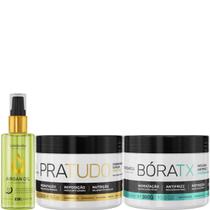 Borabella Óleo Argan 60ml + Máscara Pratudo + Bóratx 2x300g
