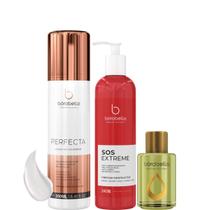 Borabella Perfecta 250ml + SOS 240ml + Óleo de Argan 7ml