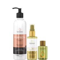 Borabella Perfecta 350ml Elixir 60ml Óleo de Argan 7ml