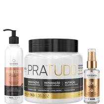 Borabella Perfecta 350ml Máscara Pratudo 1kg Elixir 60ml Borabella Perfecta 350ml Máscara Pratudo 1kg Elixir 60ml