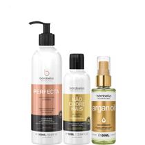 Borabella Perfecta 350ml Não Chore 90ml Argan 60ml Borabella Perfecta 350ml Não Chore 90ml Argan 60ml