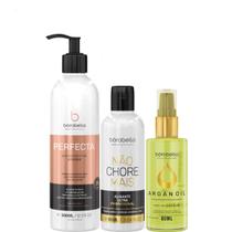 Borabella Perfecta 350ml Não Chore 90ml Argan 60ml