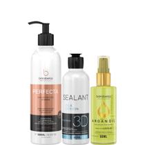 Borabella Perfecta 350ml Selagem 90ml Óleo Argan 60ml