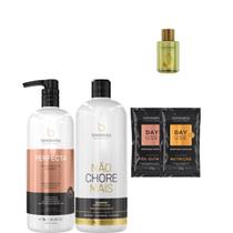 Borabella Progressiva Perfecta + Shampoo 1L + Argan + Sachês Borabella Progressiva Perfecta + Shampoo 1L + Argan + Sachês