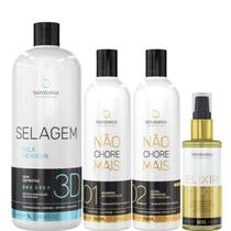 Borabella Selagem 1L + Kit Não Chore 2x350ml + Elixir Borabella Selagem 1L + Kit Não Chore 2x350ml + Elixir