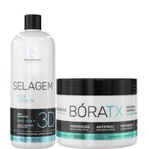 Borabella Selagem 3D 1 Litro + Bóratx Alinha os Fios 300g