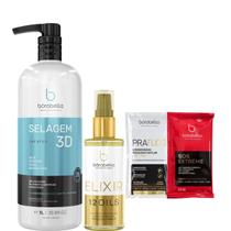 Borabella Selagem 3D 1 Litro + Elixir 12 Óleos 60ml