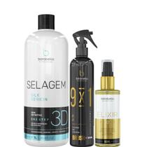 Borabella Selagem 3D 1 Litro + Fluido 300ml + Elixir 60ml Borabella Selagem 3D 1 Litro + Fluido 300ml + Elixir 60ml
