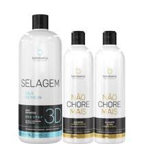 Borabella Selagem 3D 1 Litro + Kit Não Chore 2x350ml