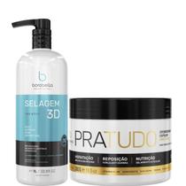 Borabella Selagem 3D 1 Litro + Máscara Pratudo 300g