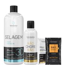 Borabella Selagem 3D 1 Litro + Não Chore Passo 2 - 90ml