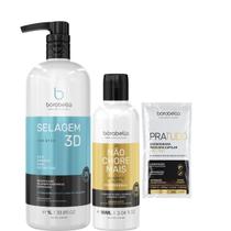 Borabella Selagem 3D 1 Litro + Não Chore Passo 2 - 90ml Borabella Selagem 3D 1 Litro + Não Chore Passo 2 - 90ml