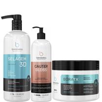 Borabella Selagem 3D 1L + Cauter Gloss 500ml + Bóratx 300g