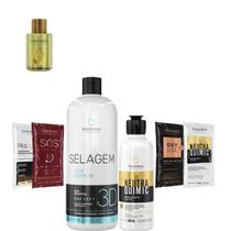 Borabella Selagem 3D 1L + Neutraquimic 90ml + Argan + Sachê