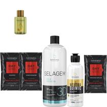 Borabella Selagem 3D 1L + Neutraquimic 90ml + Argan + Sachê