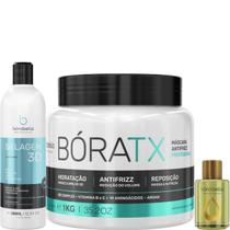 Borabella Selagem 3D 350ml + Bóratx 1kg + Óleo de Argan 7ml
