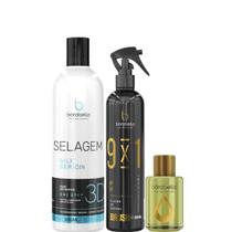 Borabella Selagem 3D 350ml + Fluido 300ml + Óleo Argan 7ml