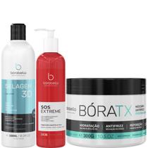 Borabella Selagem 3D 350ml + SOS 240ml + Máscara Bóratx 300g