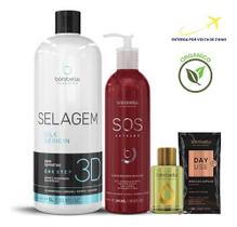 Borabella Selagem 3d Sem Formol 1 L + Sos Extreme 240ml