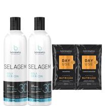 Borabella Selagem 3D Semi Definitiva 2x350ml Borabella Selagem 3D Semi Definitiva 2x350ml