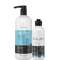 Borabella Selagem Semi Definitiva 3D 1 Litro + 90ml
