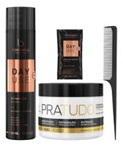 Borabella Shampoo Day Use + Cronograma Pra Tudo 300g