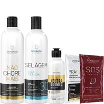 Borabella Shampoo + Selagem 2x350ml + NeutraQuimic 90ml