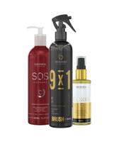 Borabella SOS Extreme 240ml + Fluído finalizador 300ml + Elixir 12 Oils 60ml Borabella SOS Extreme 240ml + Fluído finalizador 300ml + Elixir 12 Oils 60ml
