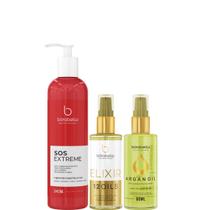 Borabella SOS Reconstrutor 240ml + Óleo Elixir + Argan 2x60ml Borabella SOS Reconstrutor 240ml + Óleo Elixir + Argan 2x60ml