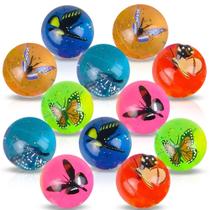 Borboleta Bounce Balls ArtCreativity com borboleta 3D no interior