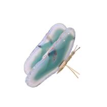 Borboleta Em Pedra Àgata Decorativa