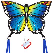 Borboleta grande Kite Honbo para crianças e adultos 120x95cm Borboleta grande Kite Honbo para crianças e adultos 120x95cm