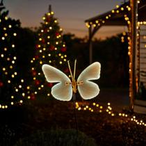 Borboleta Iluminada LED com Movimento na Asa 40x30cm para Jardim e Decoração Natalina Bivolt com Haste 65cm Borboleta Iluminada LED com Movimento na Asa 40x30cm para Jardim e Decoração Natalina Bivolt com Haste 65cm