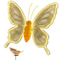 Borboleta LED com Movimento Bate Asa Enfeite Natal Festa Aniversario Casamento Evento Decoraçao Moderno Gramado Jardim Borboleta LED com Movimento Bate Asa Enfeite Natal Festa Aniversario Casamento Evento Decoraçao Moderno Gramado Jardim