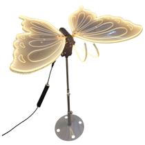 Borboleta LED com Movimento Decoraçao Natal Bate Asa Casamento Festa Evento Enfeite Sofisticado Festividades Borboleta LED com Movimento Decoraçao Natal Bate Asa Casamento Festa Evento Enfeite Sofisticado Festividades