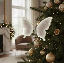 Borboleta LED com Movimentos 60 CM Acompanha Pedestal Para Ambientes Internos e Externos Tendência