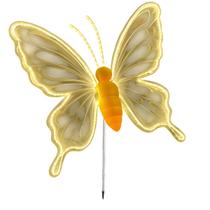 Borboleta LED Movimento Bate Asa Decoraçao Natal Aniversario Evento Casamento Enfeite Gramado Quintal Jardim Moderno Borboleta LED Movimento Bate Asa Decoraçao Natal Aniversario Evento Casamento Enfeite Gramado Quintal Jardim Moderno