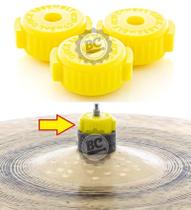 Borboleta Spanking Quick Release Amarela Kit com 3 Unidades para Estantes de Prato e Cymbal Push-on (1174)