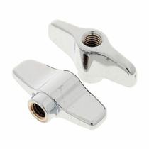 Borboleta Tama Wing Nut WN8P Standard kit com 2 unidades para estantes de prato padrão 8mm