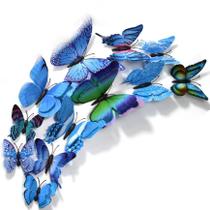 Borboletas 3D Ímã Geladeira Decoração Fashion Adesivo Parede